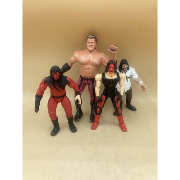 LOT 4 Toy Biz Smash Wrestlers Sting Jakks Pacific Mick Foley Brutus Beefcake - Picture 2 of 9